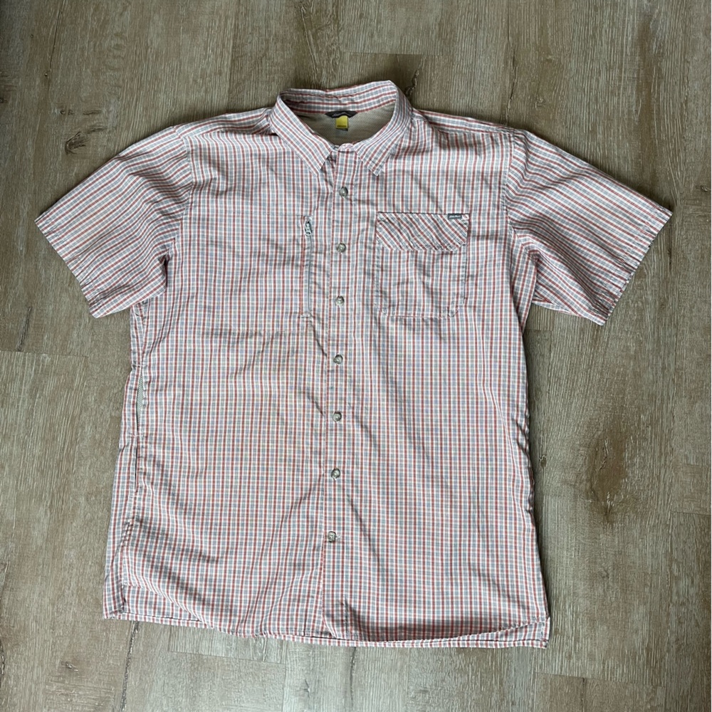 Eddie Bauer Men's Ventilated Plaid Button Down Shirt TXL